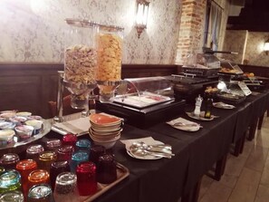Breakfast meal - Locanda La Corte (Venice)