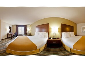Standard Room, 2 Queen Beds | Pillowtop beds, in-room safe, desk, iron/ironing board