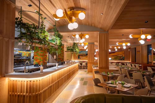 Lunch, dinner, brunch served; Mediterranean cuisine