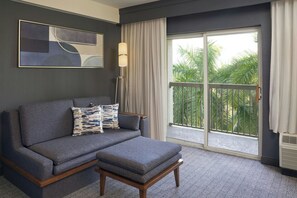 Room, 1 King Bed with Sofa bed, Balcony | Premium bedding, desk, laptop workspace, blackout curtains - Courtyard by Marriott Fort Lauderdale Weston (Weston)