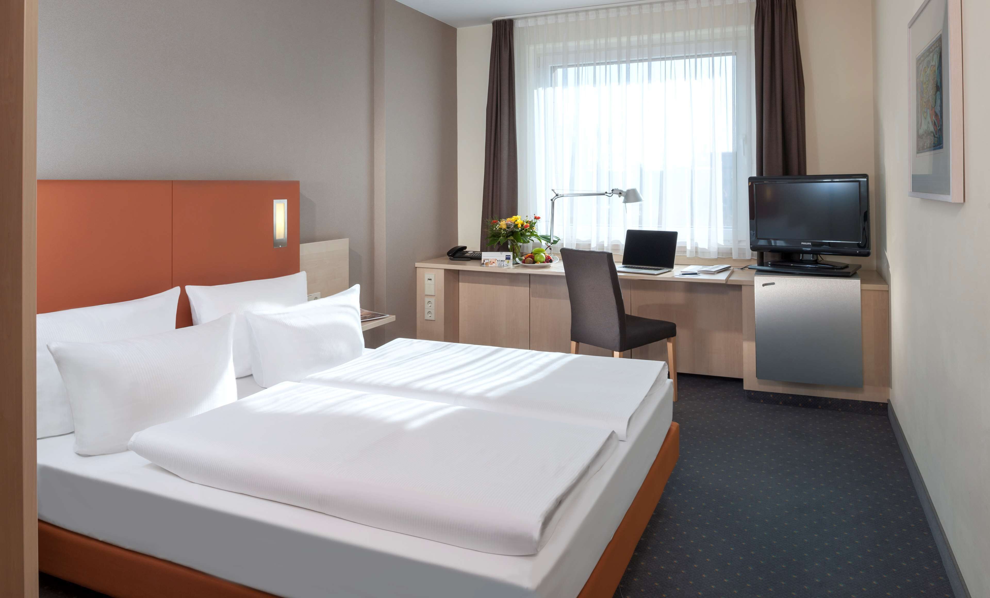 essential double room | premium bedding, memory-foam beds, desk, soundproofing