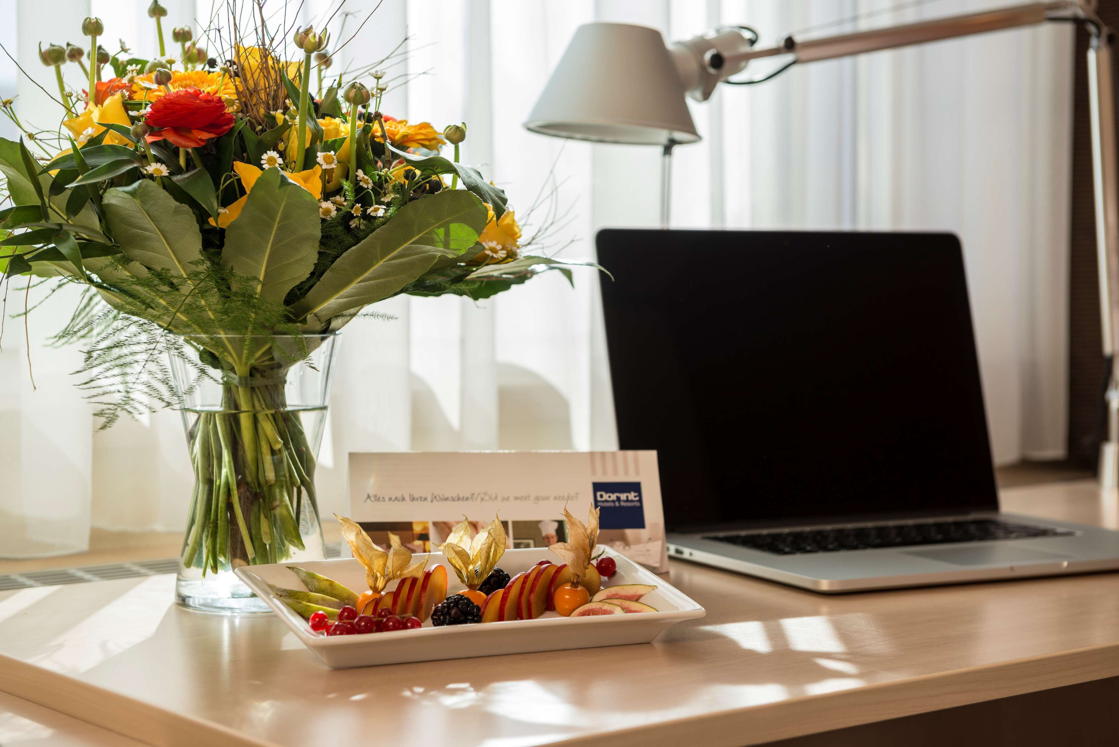 premium bedding, memory-foam beds, desk, soundproofing