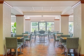 Free daily buffet breakfast