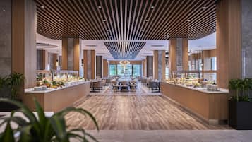 3 restoran, kahvaltı, öğle yemeği sunulur, uluslar arası mutfak