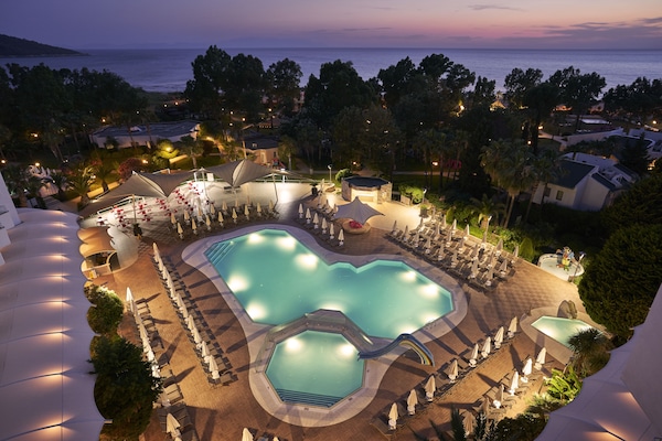 Indoor pool, 2 outdoor pools, open 8:30 AM to 7:30 PM, free cabanas