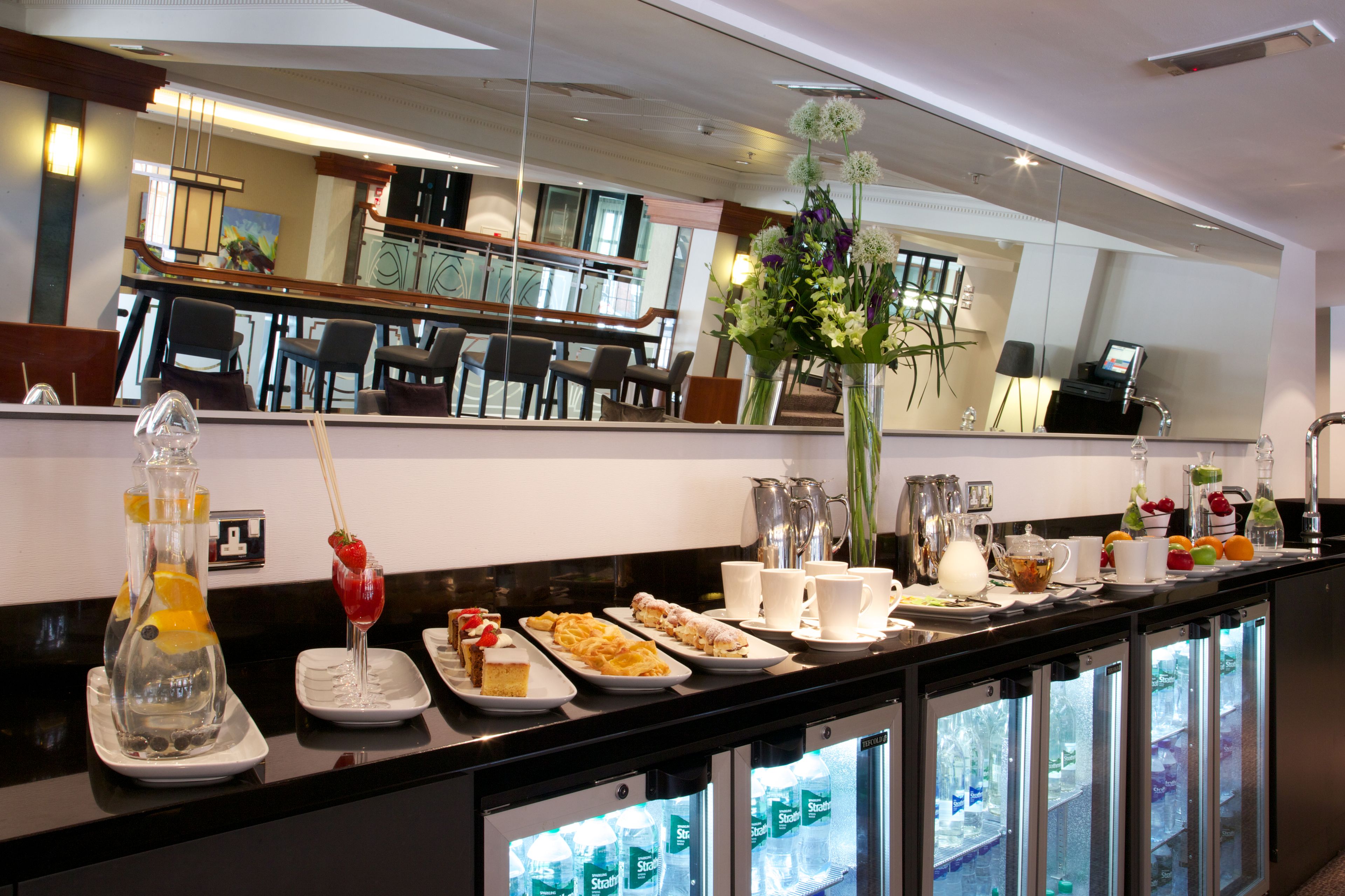 Daily buffet breakfast for a fee