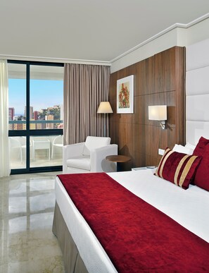 Minibar, in-room safe, desk, blackout curtains