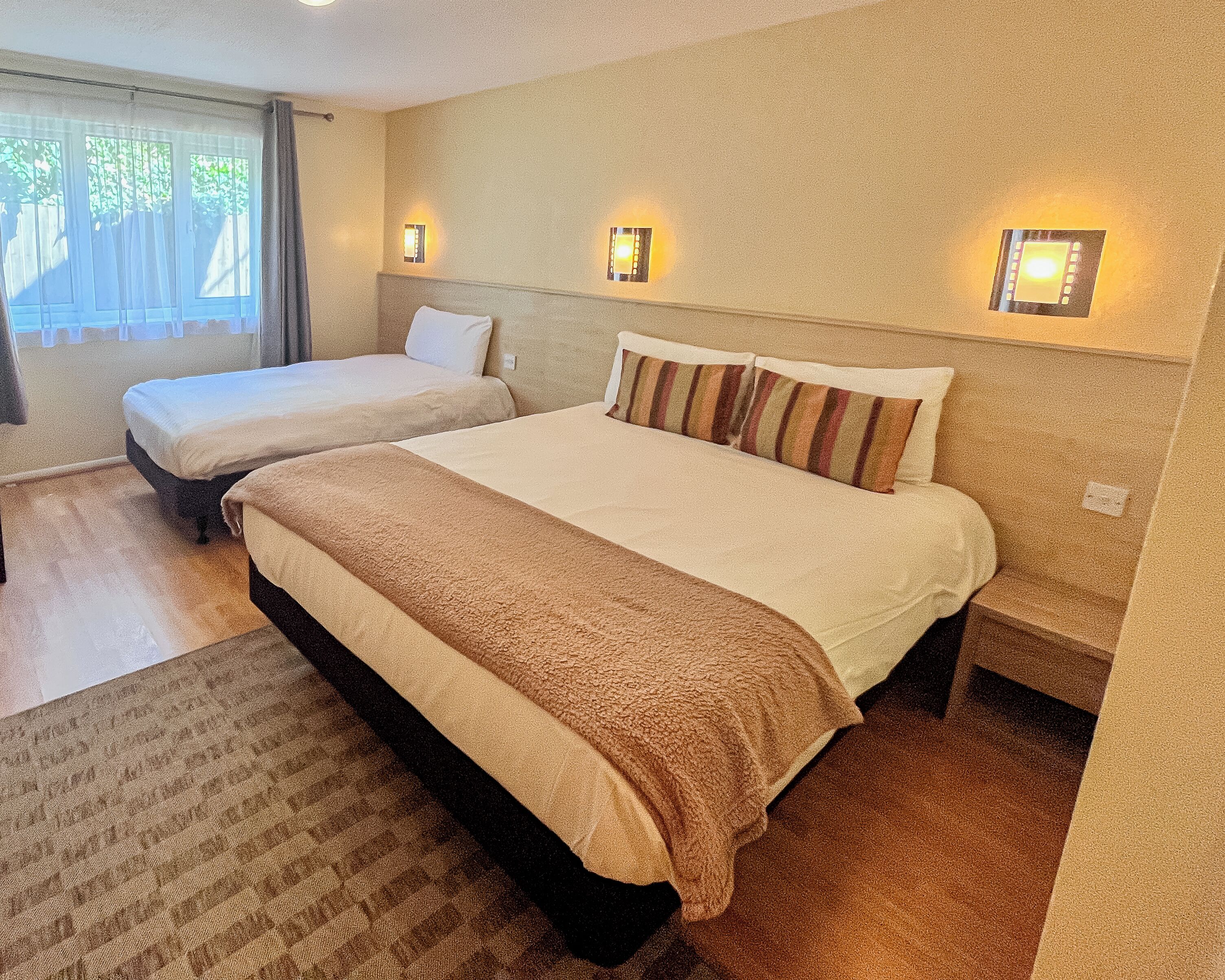 Premium bedding, Select Comfort beds, in-room safe