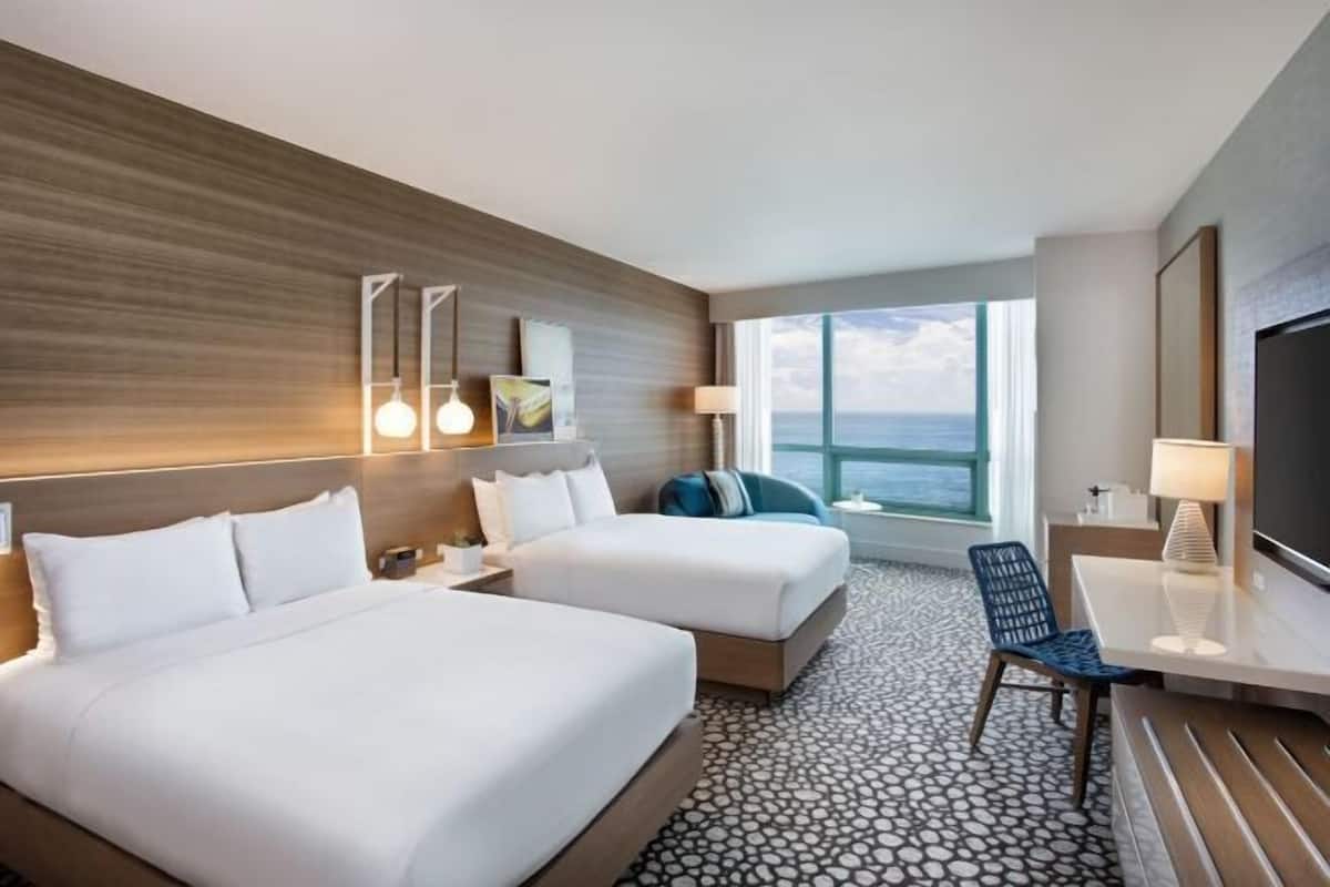 Premium bedding, pillow-top beds, in-room safe, iron/ironing board