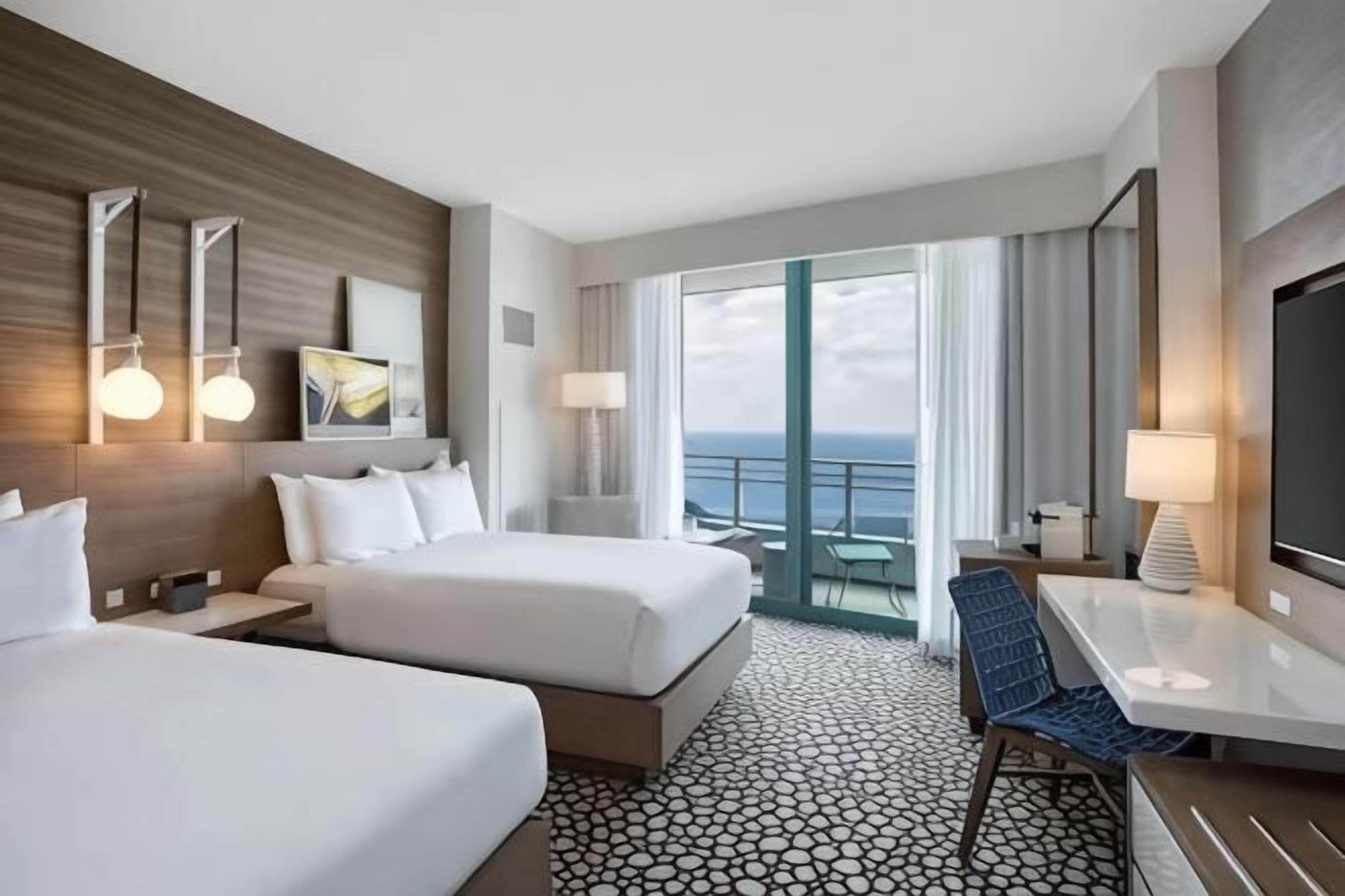 Premium bedding, pillowtop beds, in-room safe, iron/ironing board