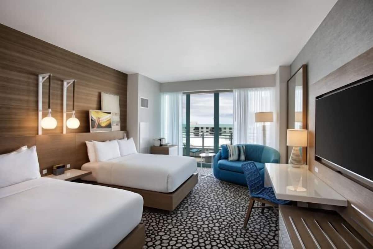 Premium bedding, pillow-top beds, in-room safe, iron/ironing board