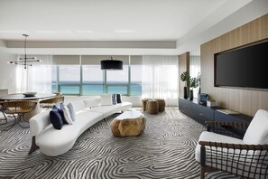 55-inch flat-screen TV with cable channels, TV, pay movies - Signia by Hilton Diplomat Beach Resort (Hollywood)