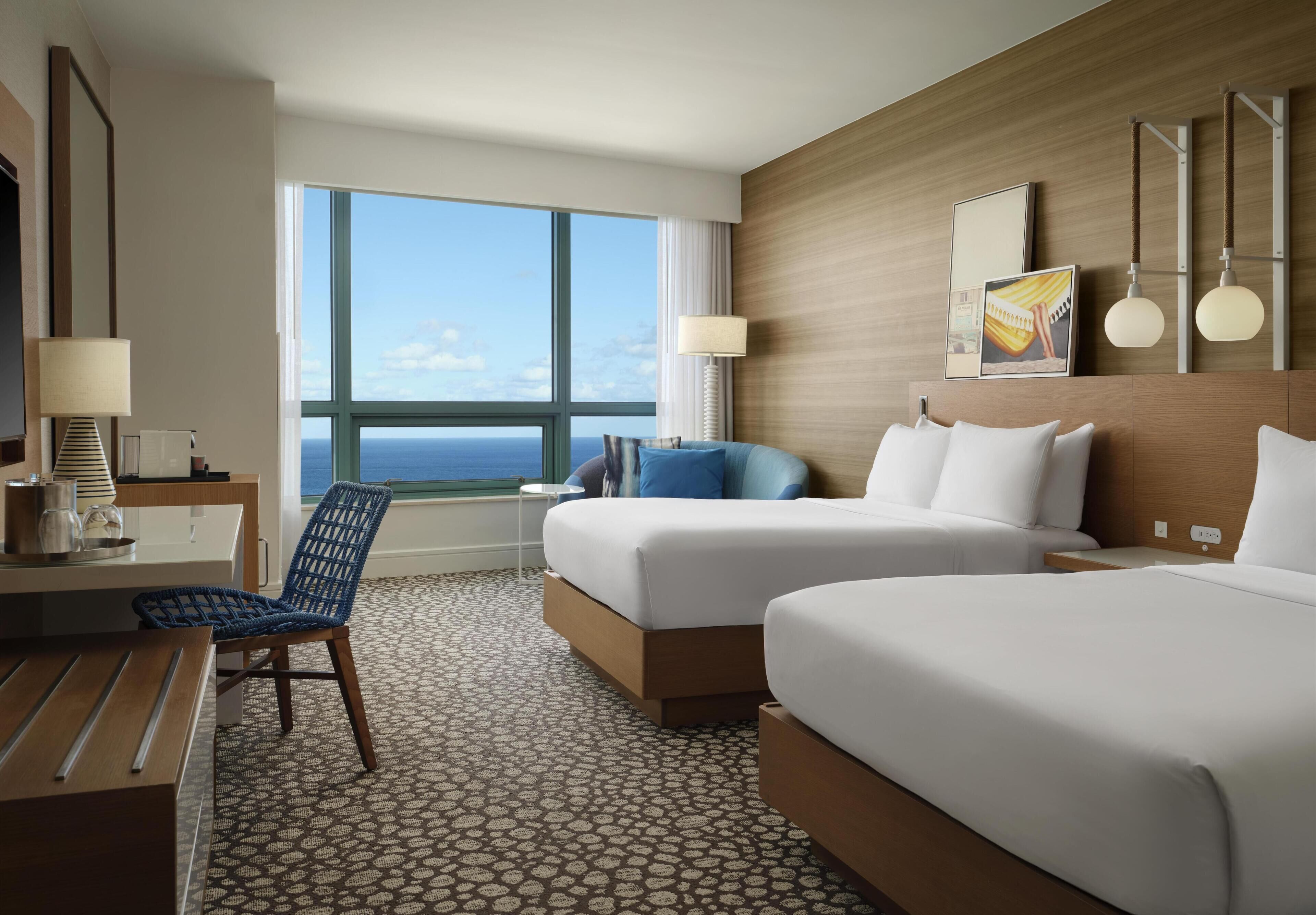 Premium bedding, pillowtop beds, in-room safe, iron/ironing board