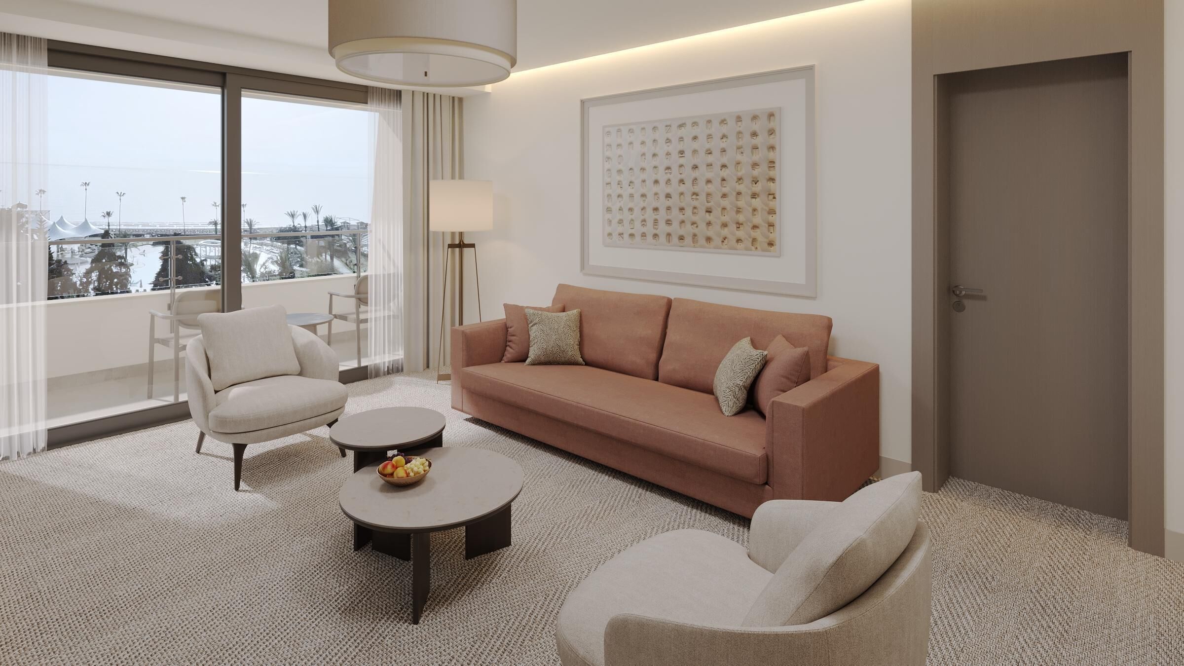 Luxe beddengoed, een gratis minibar, een kluis op de kamer