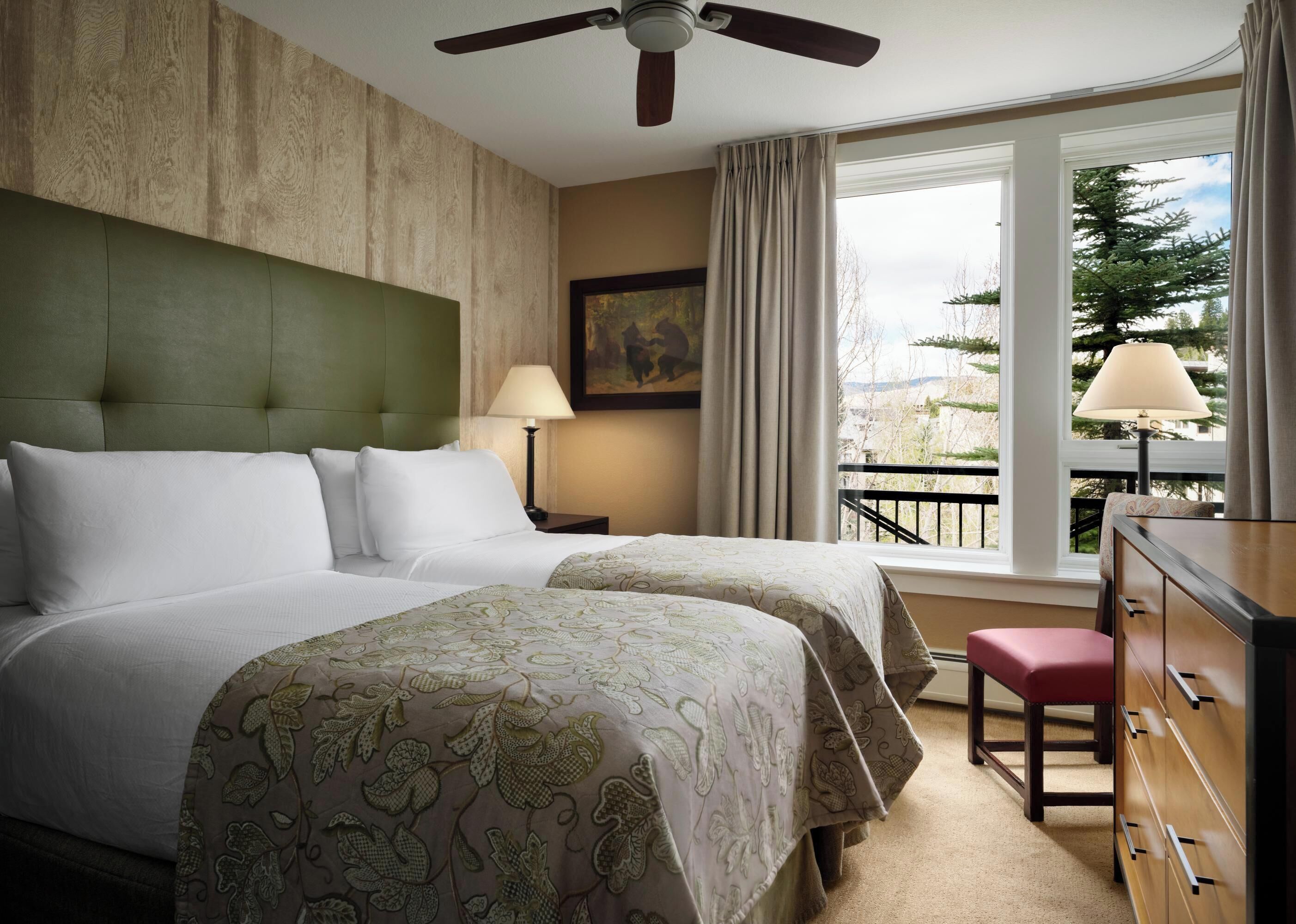Premium bedding, pillow-top beds, in-room safe, desk
