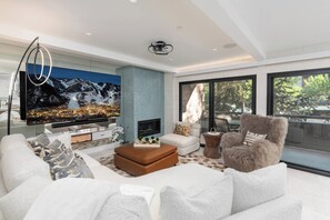 Luxury Condo, 4 Bedrooms | Living area | 37-inch flat-screen TV with cable channels, TV, DVD player - Aspen Square Condominium Hotel (Aspen)