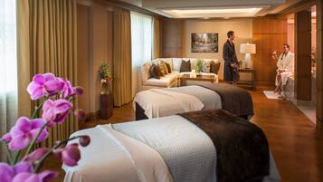 Couples treatment room(s), sauna, hot tub, body treatments, hydrotherapy