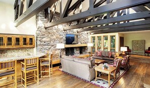 Dollar Cottage | Living area | Flat-screen TV, iPod dock