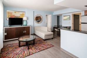 Televisión de pantalla plana de 32 pulgadas con canales por cable 