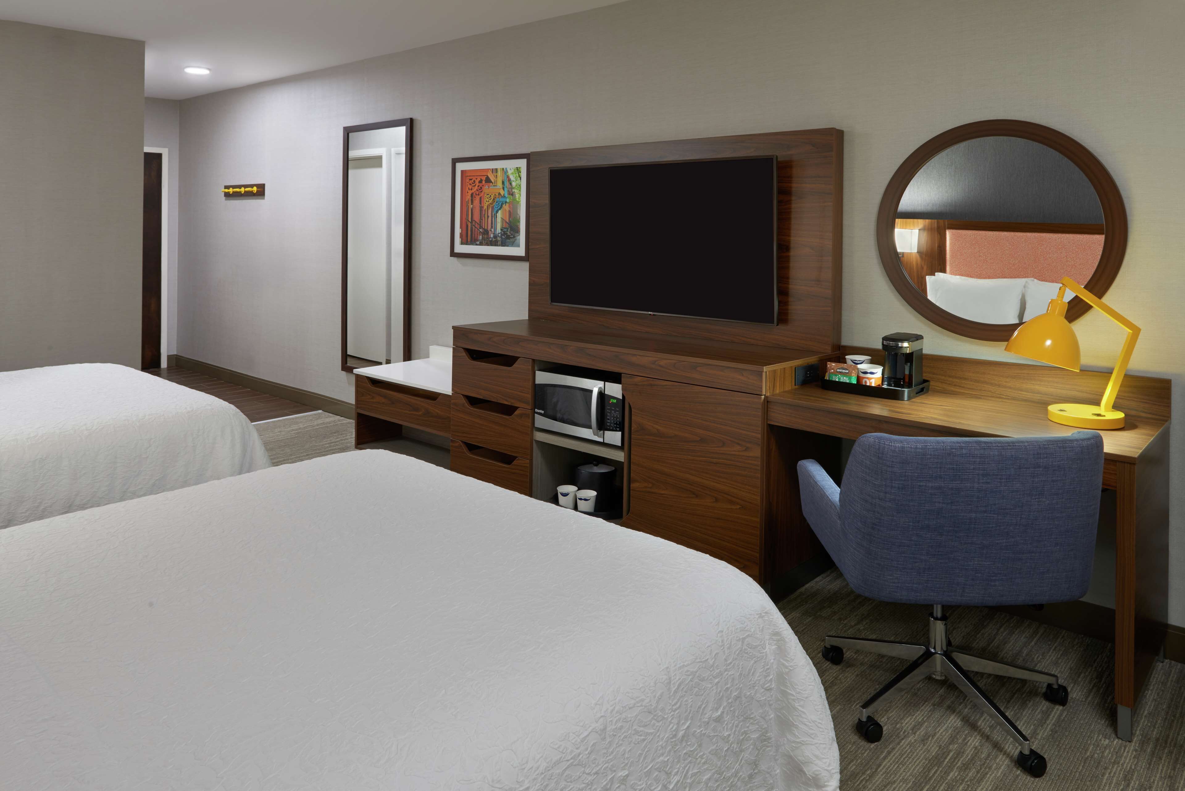 studio suite, 2 queen beds | premium bedding, in-room safe, desk, blackout curtains