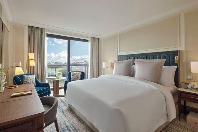Minibar, in-room safe, desk, blackout curtains