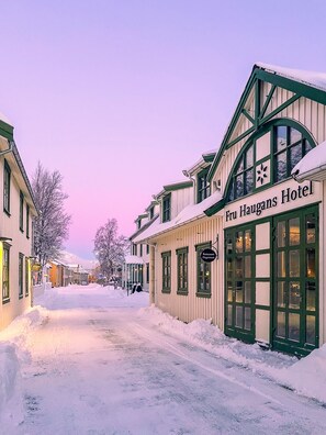 Overnatningsstedets facade