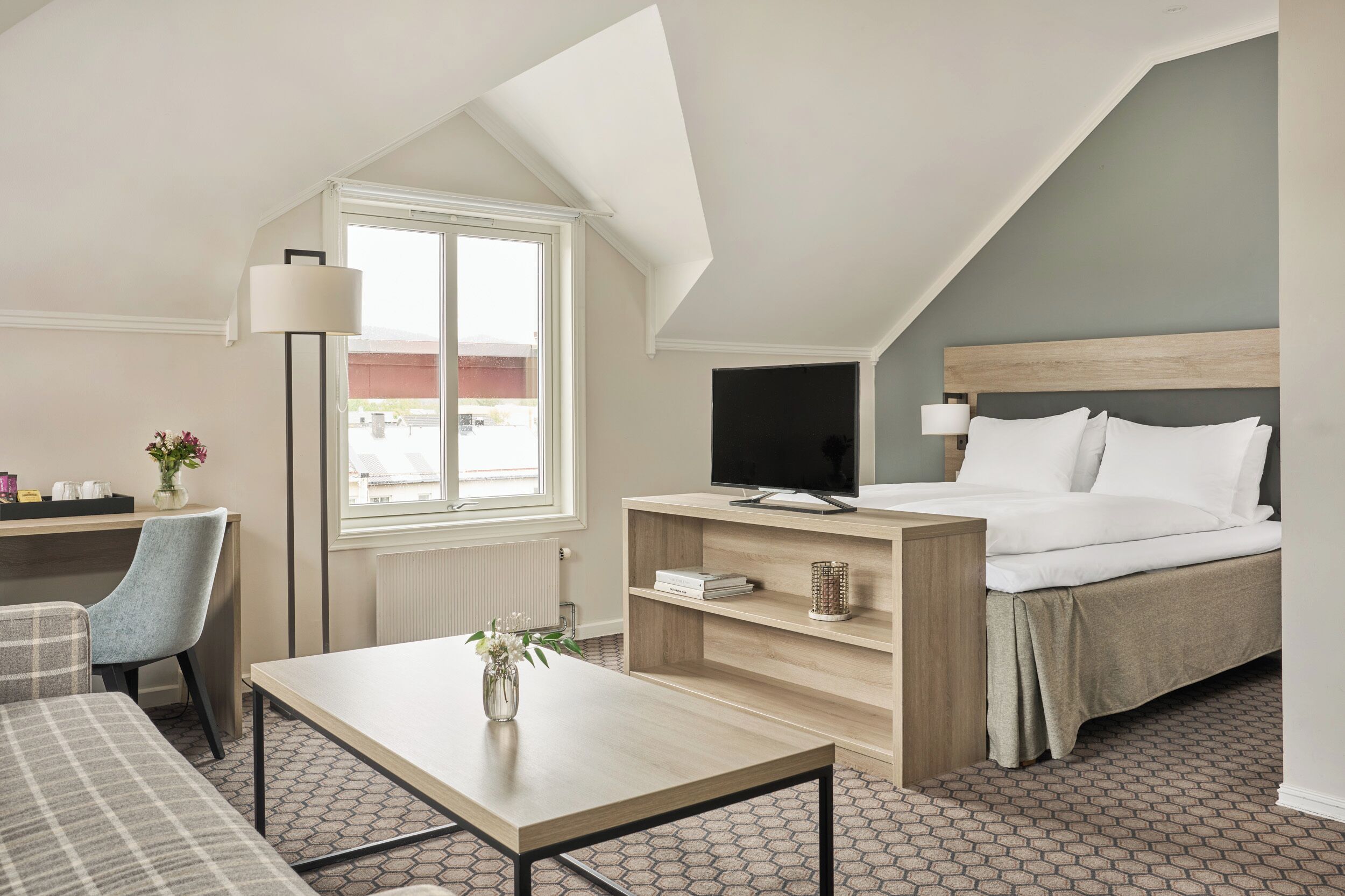 Family Room | Pillowtop beds, desk, free WiFi, bed sheets