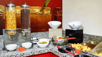 Daily buffet breakfast for a fee