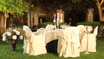 Área interna para casamento