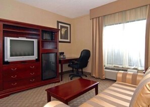 Suite, 2 Queen Beds, Non Smoking | Hypo-allergenic bedding, desk, iron/ironing board, rollaway beds