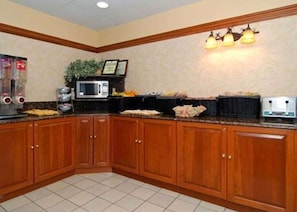 Free continental breakfast