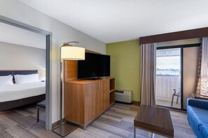 Suite, 1 Bedroom | 1 bedroom, desk, blackout drapes, iron/ironing board