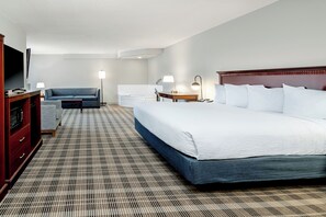 Premier Suite, 1 King Bed, Non Smoking | Down duvets, in-room safe, desk, laptop workspace