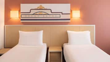 In-room safe, laptop workspace, blackout curtains, iron/ironing board