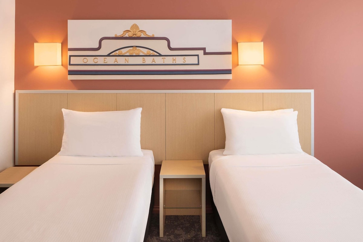In-room safe, laptop workspace, blackout curtains, iron/ironing board