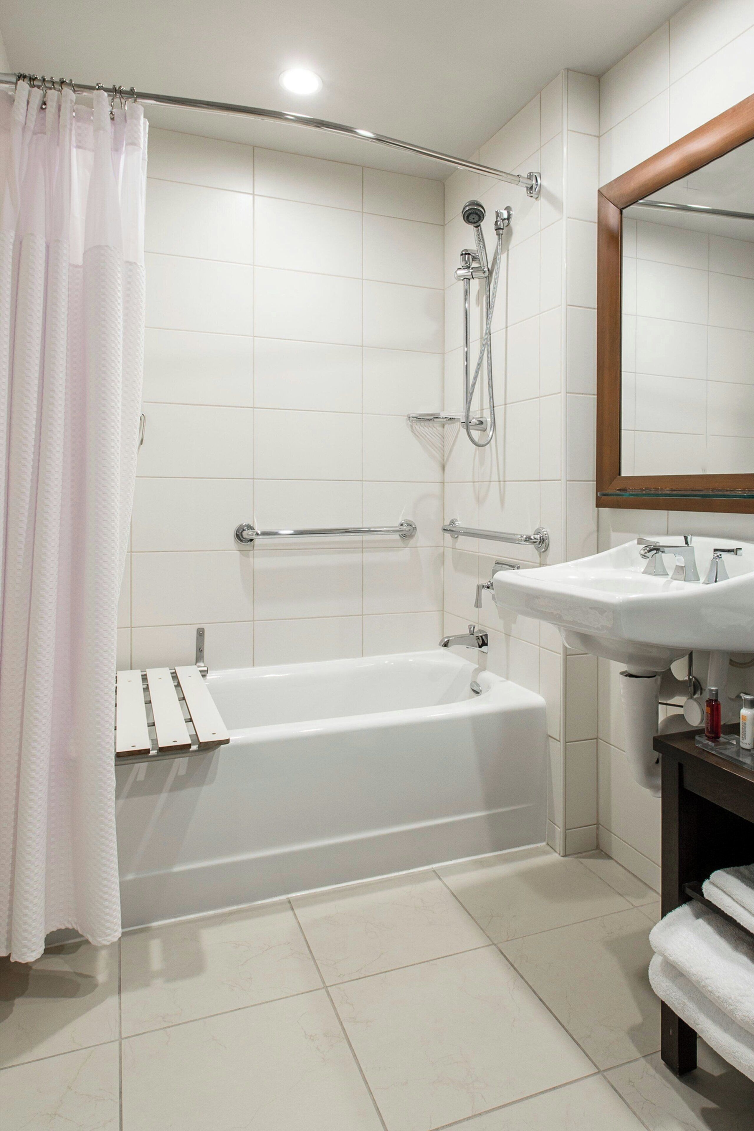 hair dryer, bathrobes, towels