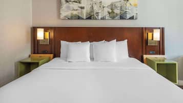 Room, 1 Queen Bed, Accessible, Non Smoking (Ground Floor) | Premium bedding, pillowtop beds, desk, blackout drapes