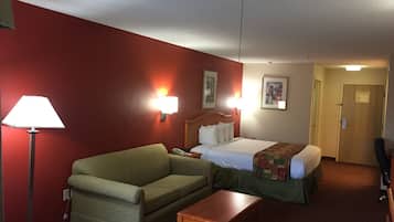 Suite estàndard, 1 llit de matrimoni gran, no fumadors, frigorífic i microones | Planxa i posts de planxar, wifi gratuïta i roba de llit