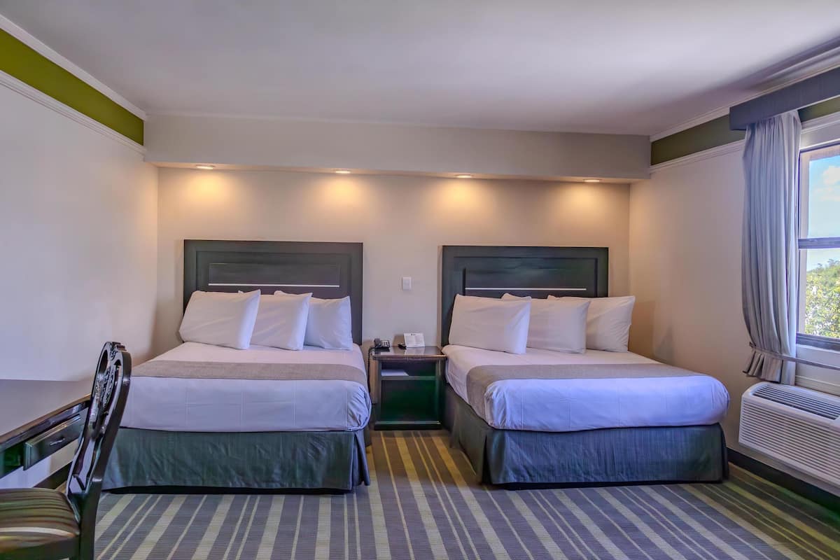 Standard Room, 2 Double Beds, Non Smoking | In-room safe, individually decorated, individually furnished, desk
