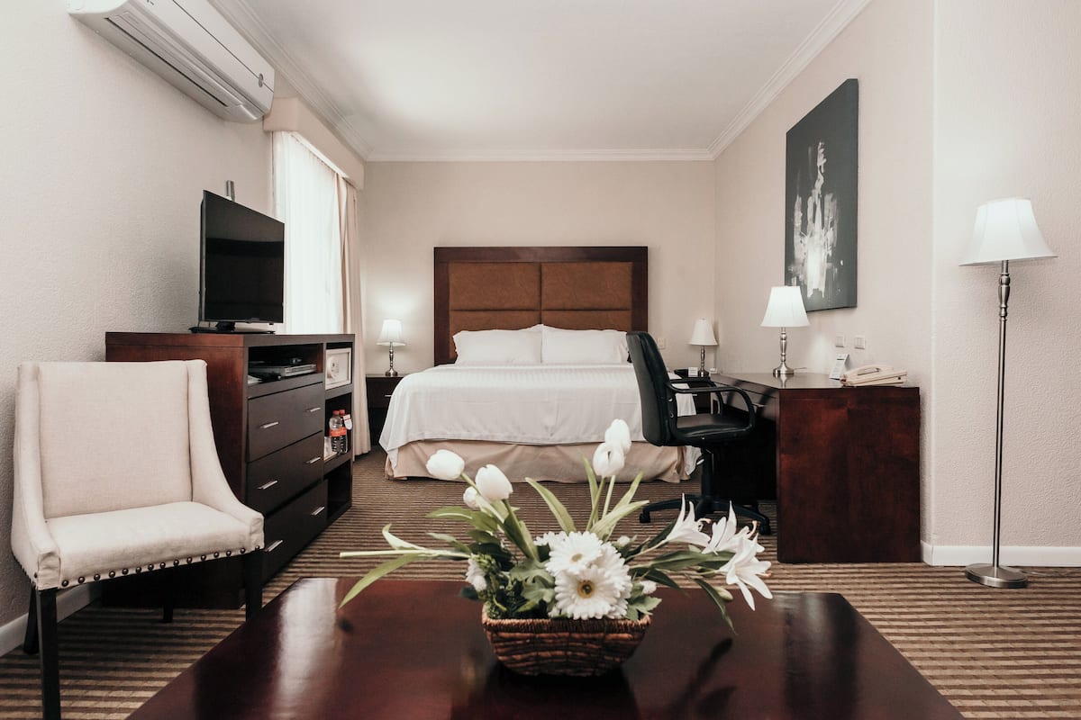 Suite, 1 Tempat Tidur King | Brankas, meja kerja, ruang kerja ramah laptop, dan setrika/meja setrika