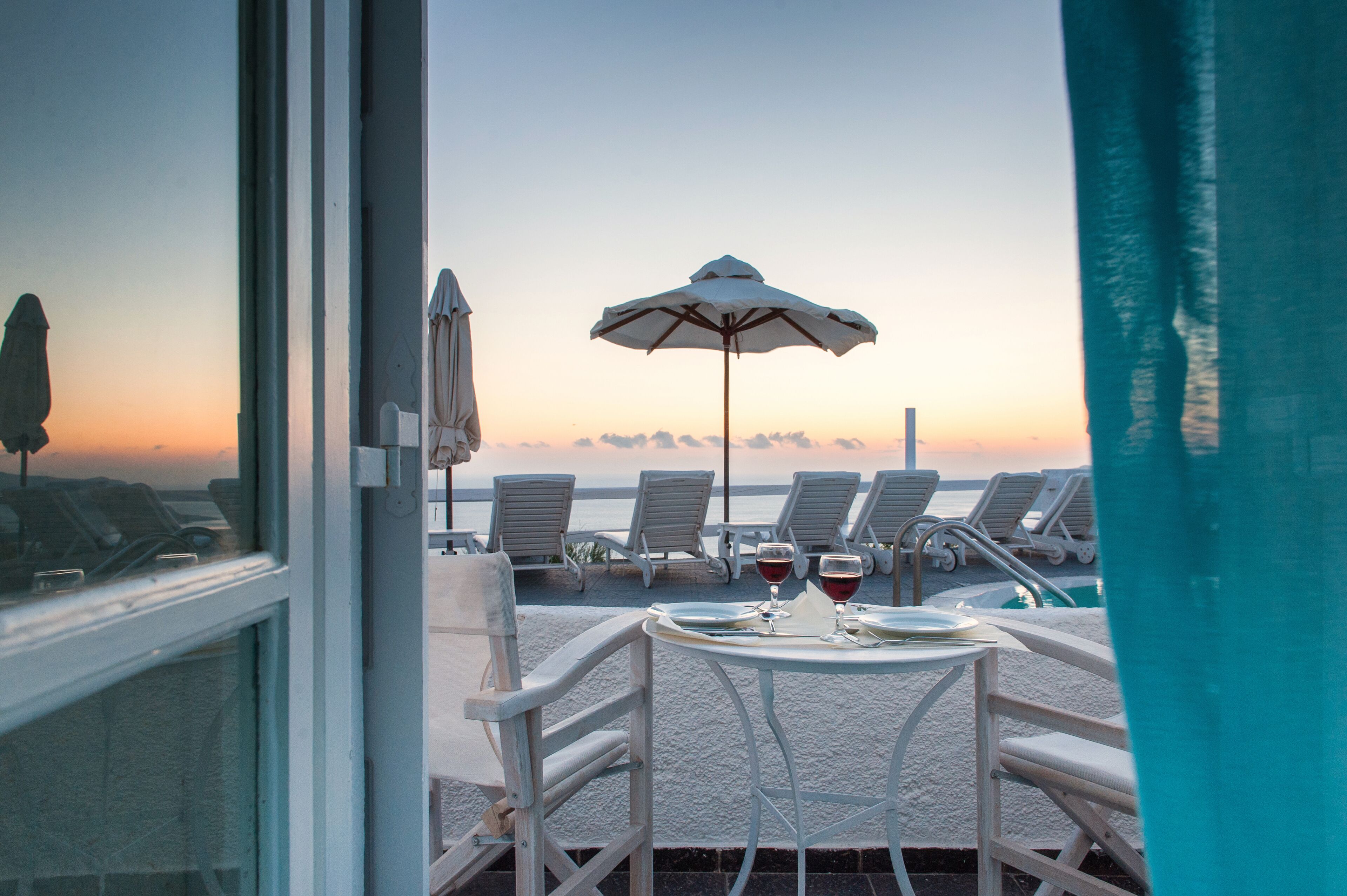 superior room (caldera view) | beach/ocean view