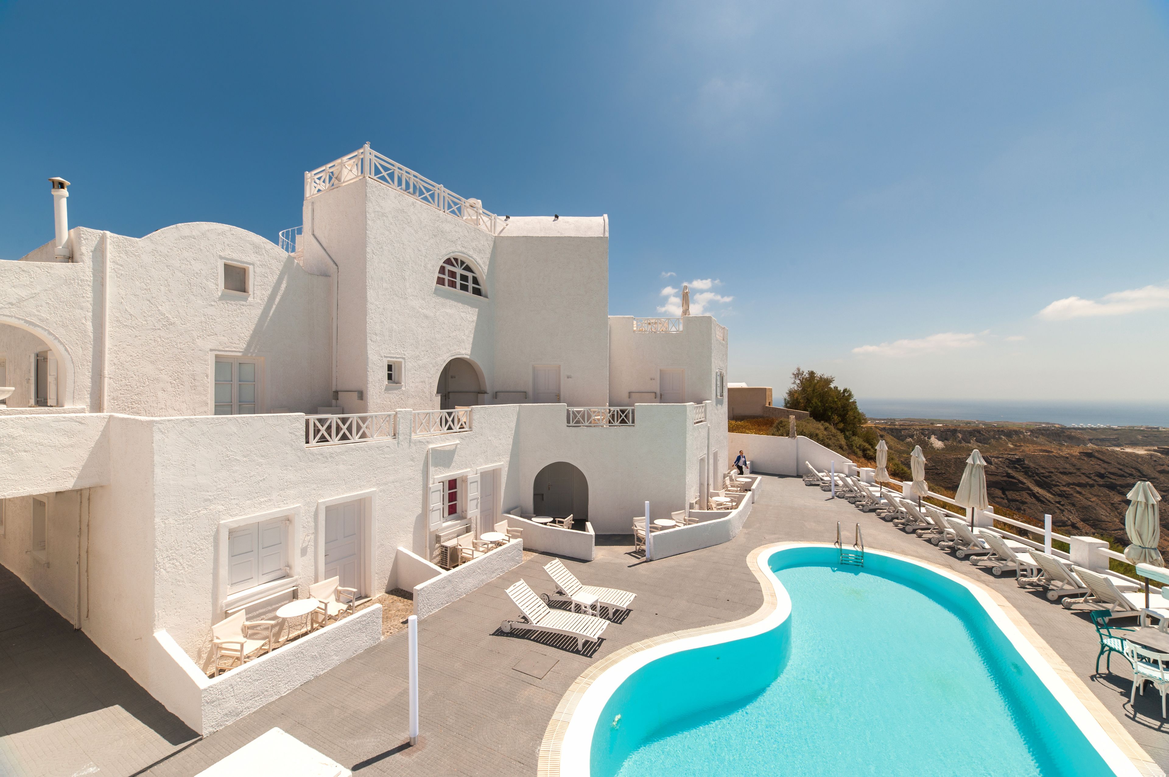 outdoor pool, open 11:00 am to 8:00 pm, pool umbrellas, pool loungers