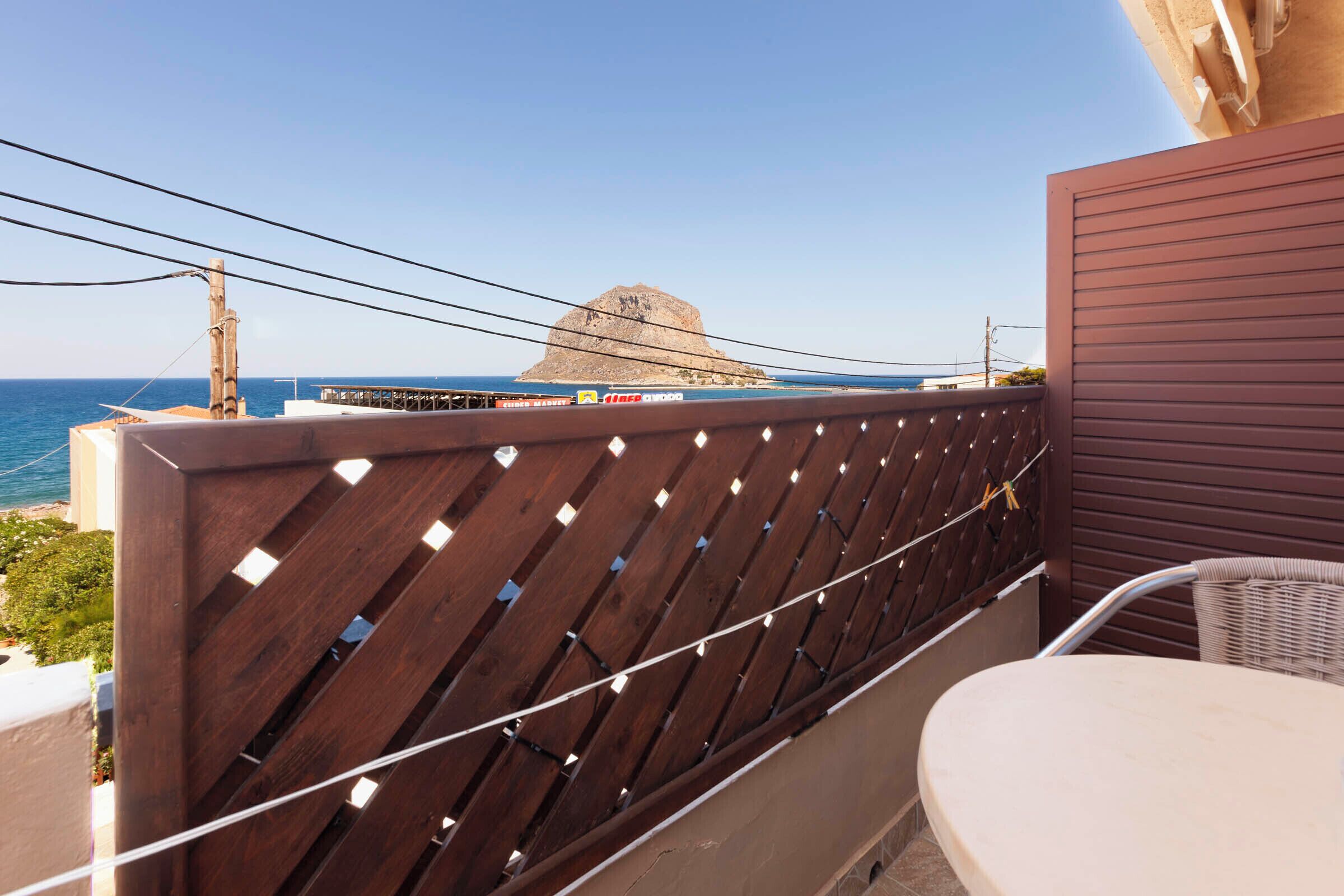 Petite Double Studio, Sea View  | Vista balcone