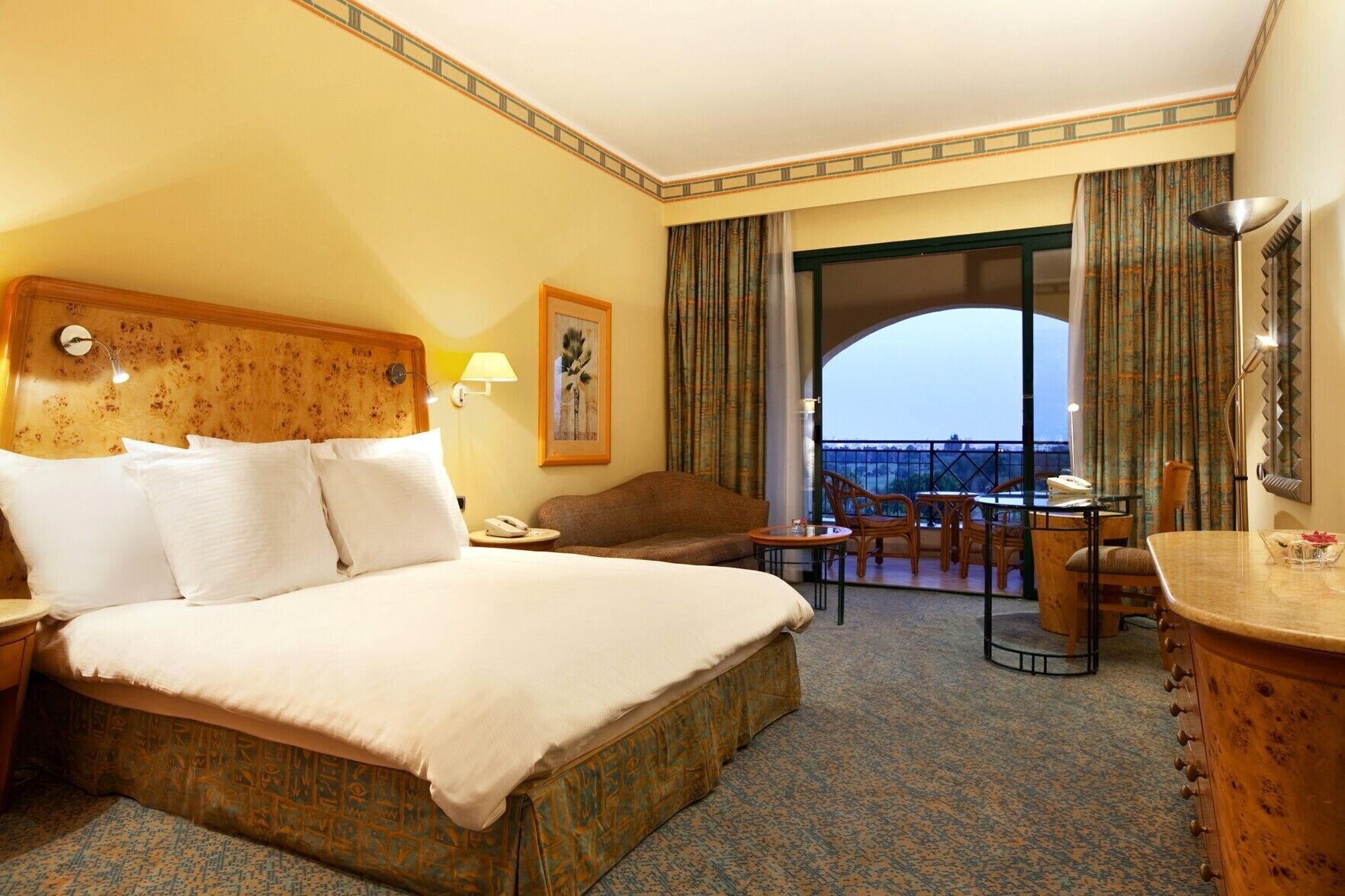Egyptian cotton sheets, premium bedding, minibar, in-room safe