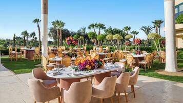 Área externa para casamento