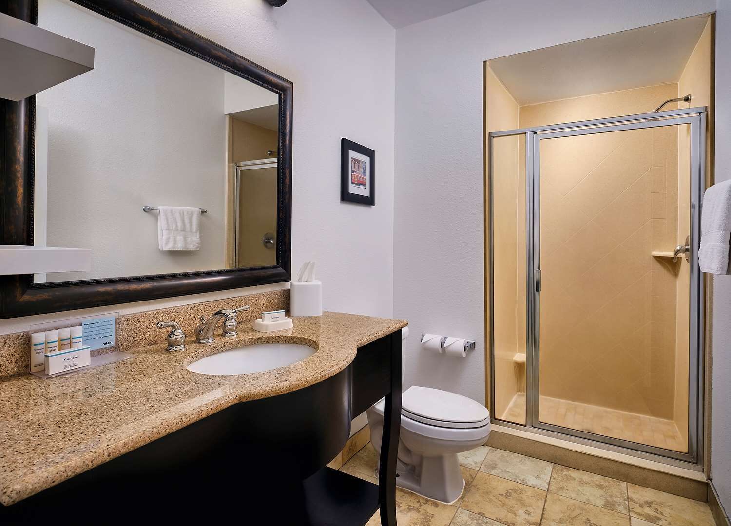 room, 1 king bed with sofa bed | bathroom shower