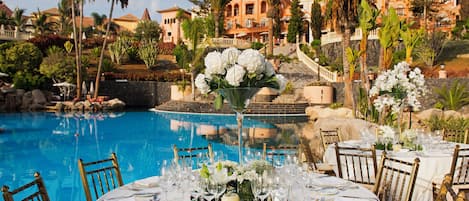 Área de bodas al aire libre