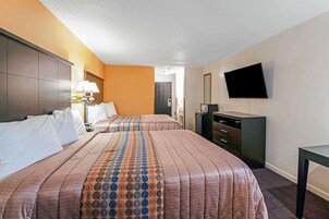 Standard Room, 2 Queen Beds, Non Smoking | Free WiFi, bed sheets