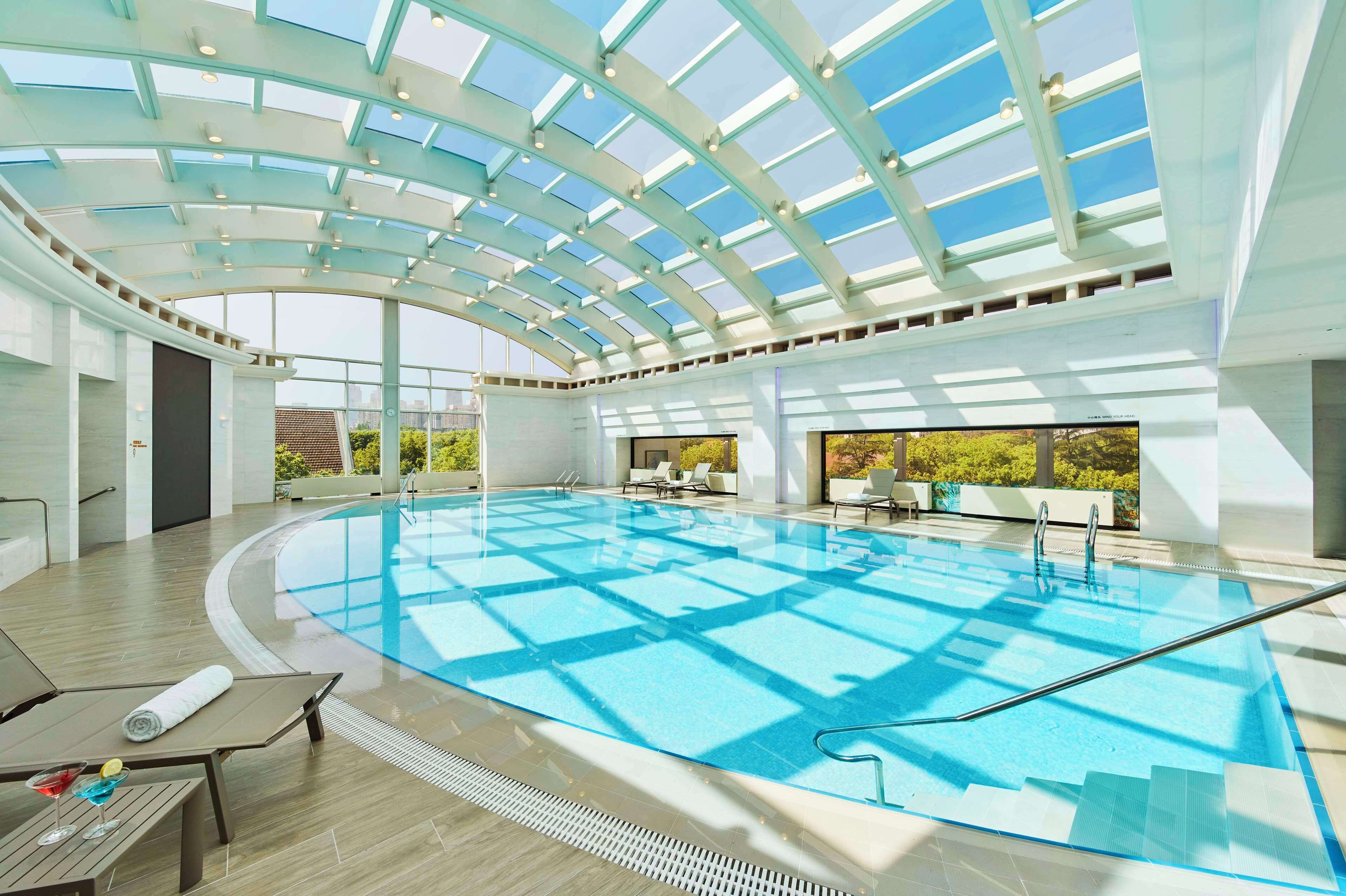 indoor pool, a waterfall pool