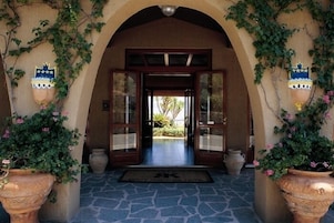 Entrada de la propiedad